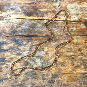 Long beaded necklace